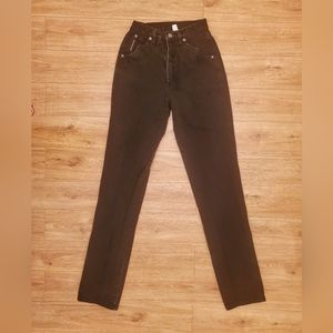 Vintage Rocky Mountain 90s Western Jeans black denim size size 26/3 36" inseam